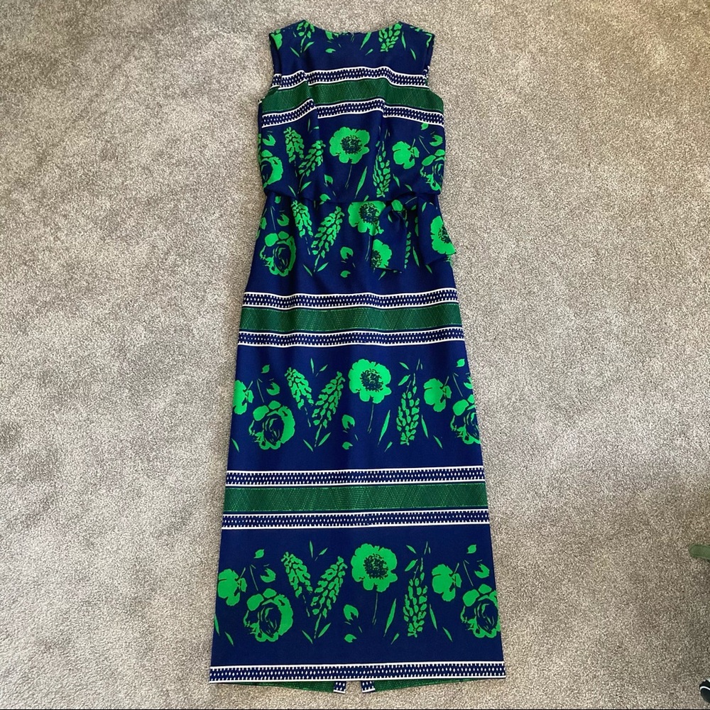 30% off - Vintage 1970’s Leslie Fay Polyester Maxi Dress